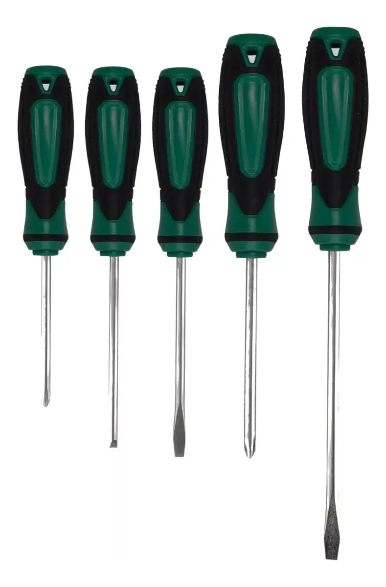 Juego De 5 Desarmadores Mixtos Con Mango Comfort Grip
