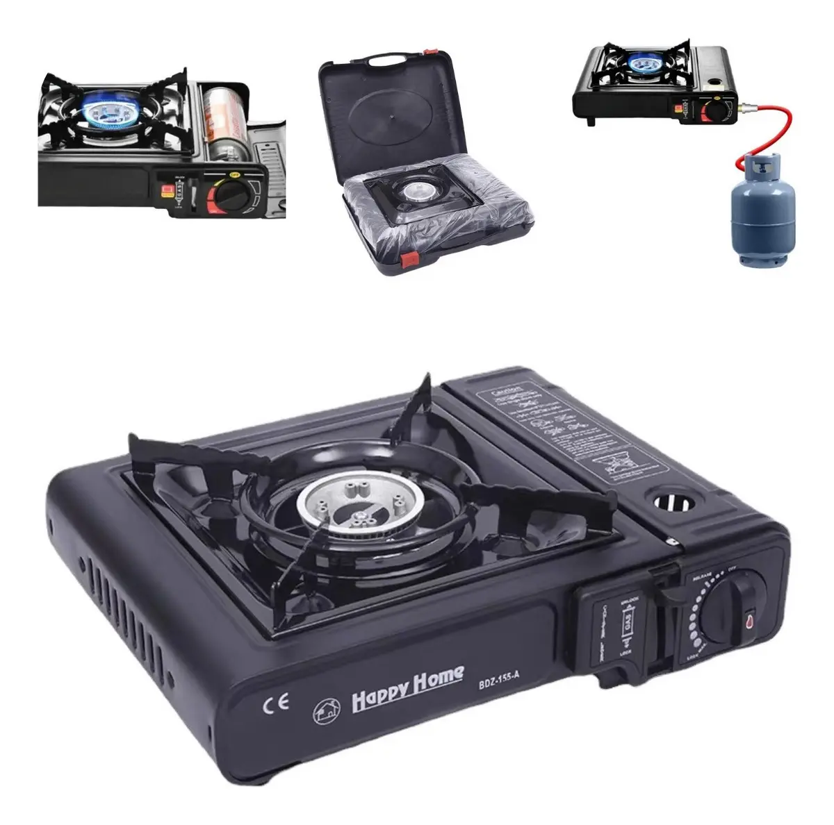 Parrilla A Gas para Camping Con Maleta
