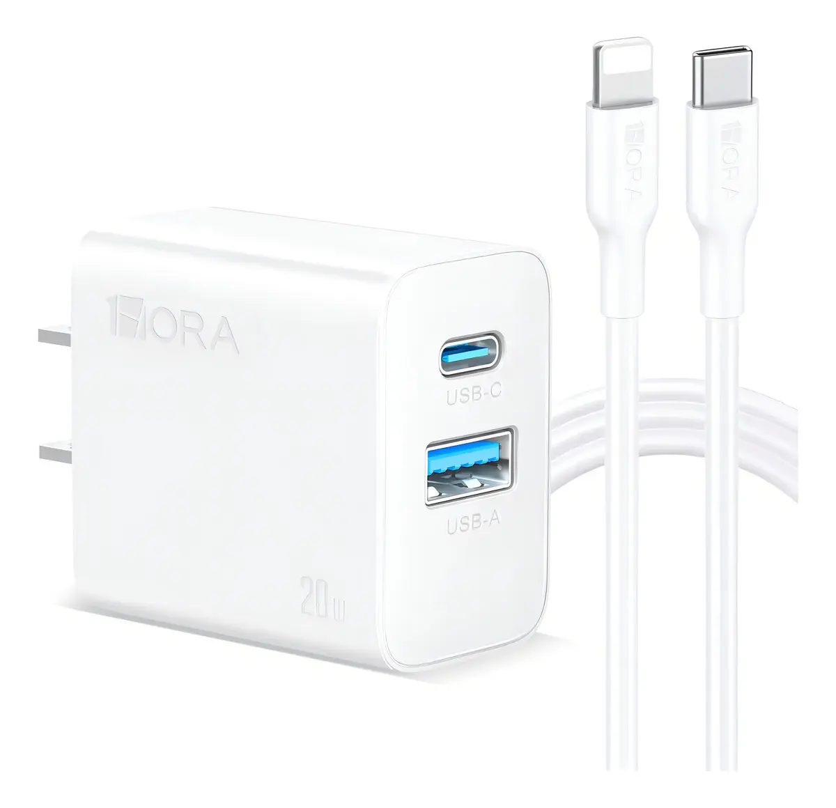 Cargador  Dual Usb C Y Usb Compatible