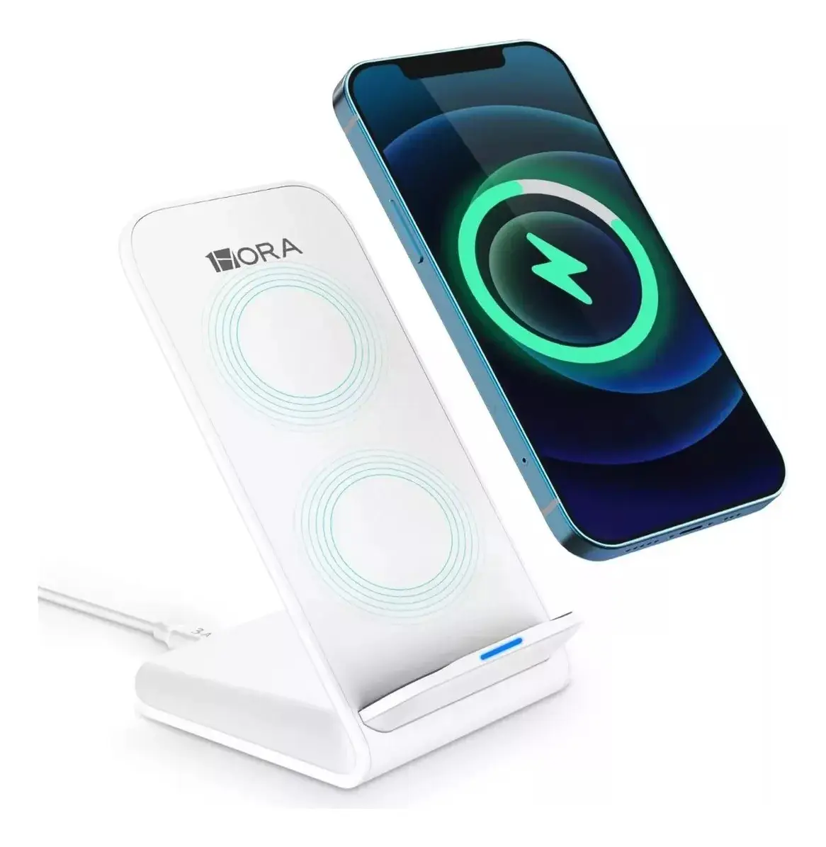 Soporte Celular Con Cargador Inalámbrico Portátil 15w